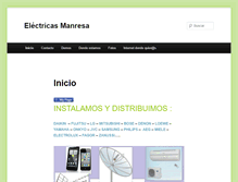 Tablet Screenshot of electricasmanresa.com